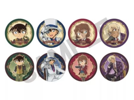 Detective Conan Trading Tin Badge British Style Complete Set JAPAN OFFICIAL Cheap