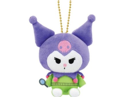 BANDAI Purinui Mascot Mamekichi Mameko x Sanrio Characters Kuromi Plush JAPAN For Cheap