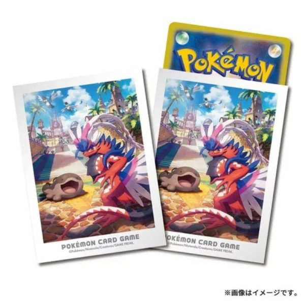 Pokemon Center Original Card Sleeves Paldea Adventures Koraidon & Clodsire JAPAN Hot on Sale