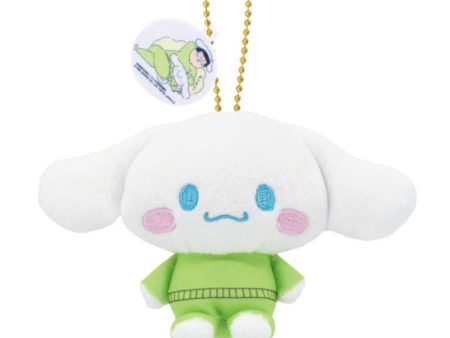 BANDAI Purinui Mascot Mamekichi Mameko x Sanrio Characters Cinnamoroll Plush For Discount