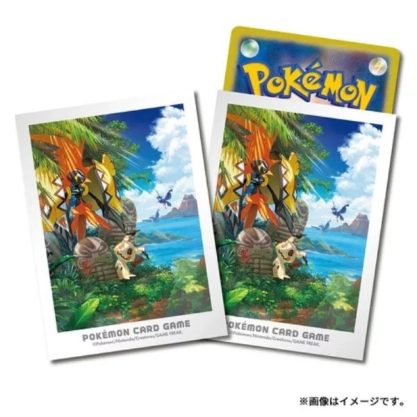 Pokemon Center Original Card Sleeves Alola Adventures Tapu Koko & Mimikyu JAPAN Discount