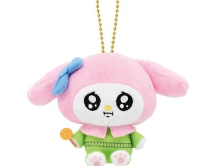 BANDAI Purinui Mascot Mamekichi Mameko x Sanrio Characters My Melody Plush JAPAN Hot on Sale