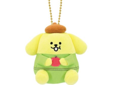 BANDAI Purinui Mascot Mamekichi Mameko x Sanrio Characters Pom Pom Purin Plush Sale