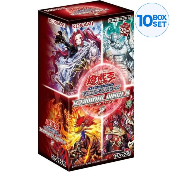 Konami Yu-Gi-Oh! OCG Terminal World 2 Booster Pack Box TCG JAPAN OFFICIAL Discount