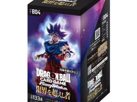 BANDAI Dragon Ball Super Card Game Beyond The Limits FB04 Booster Pack Box TCG Supply