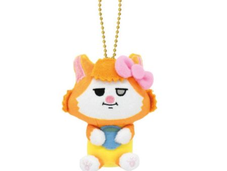 BANDAI Purinui Mascot Mamekichi Mameko x Sanrio Characters Shinba Plush JAPAN on Sale