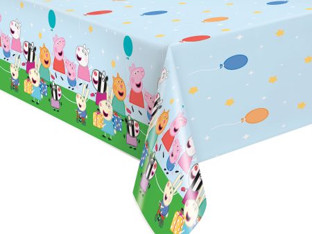 Peppa Pig Rectangular Plastic Table Cover, 54  x 84 , 1ct For Discount