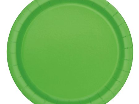 Lime Green Solid Round 9  Dinner Plates, 8ct Supply