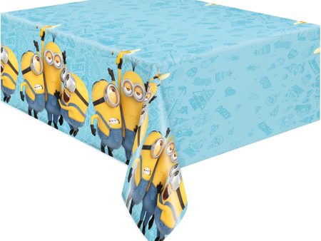 Minions 2 Rectangular Plastic Table Cover, 54  x 84 , 1ct Supply