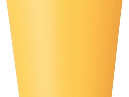 Sunflower Yellow Solid 9oz Paper Cups, 14ct Online