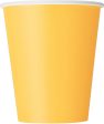 Sunflower Yellow Solid 9oz Paper Cups, 14ct Online