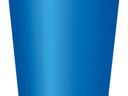 Royal Blue Solid 9oz Paper Cups, 14ct Online Sale