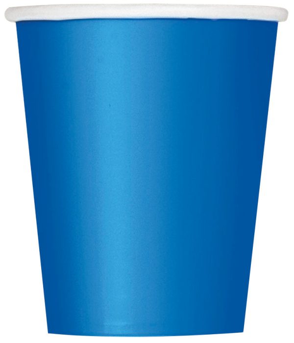 Royal Blue Solid 9oz Paper Cups, 14ct Online Sale