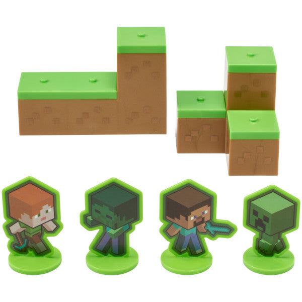 MINECRAFT Mobs Beware! DecoSet® and Edible Cake Topper Image Discount