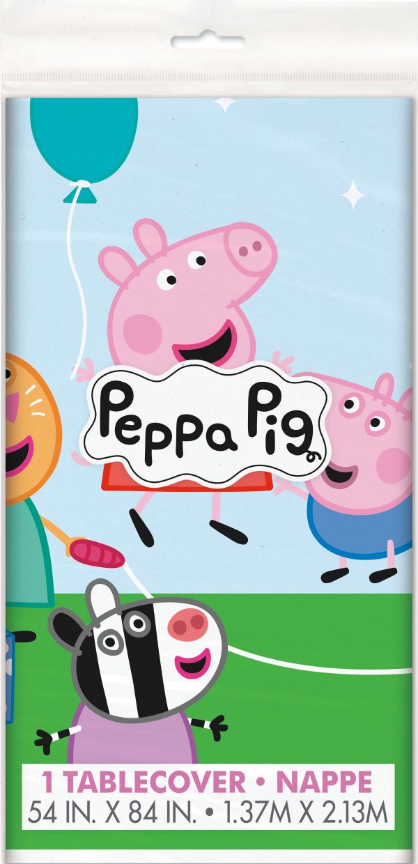 Peppa Pig Rectangular Plastic Table Cover, 54  x 84 , 1ct For Discount