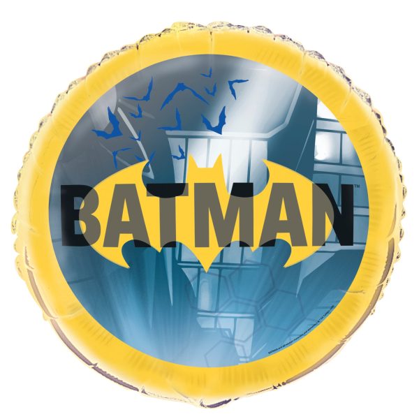 Batman 18  Round Foil Balloon, 1ct For Cheap