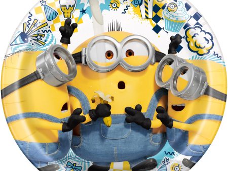 Minions 2 Round 9  Dinner Plates, 8ct Online now