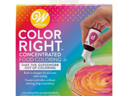 Color Right Performance Food Coloring Set Supply