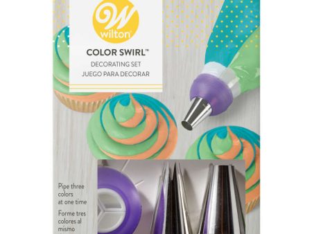 Color Swirl 3-Color Coupler Decorating Set Hot on Sale