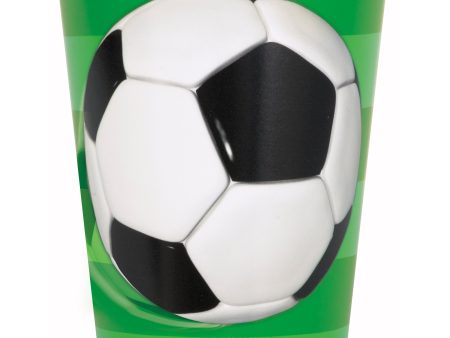 Soccer 9oz Paper Cups, 8ct Online Hot Sale