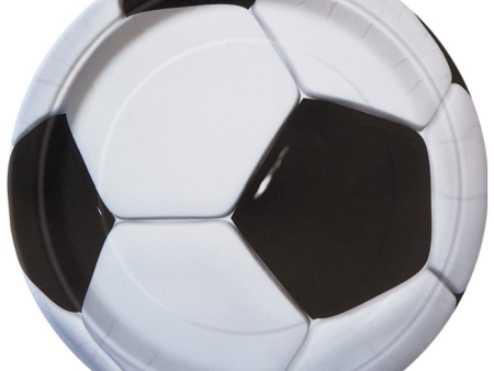 Soccer 6 3 4  Round Dessert Plates, 8ct Discount