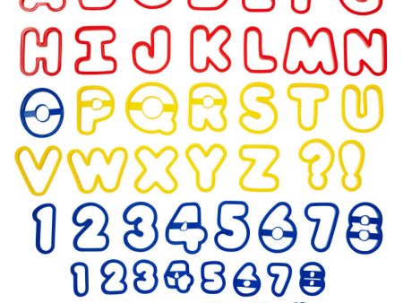 Alphabet and Number Cookie Cutter Set Online now